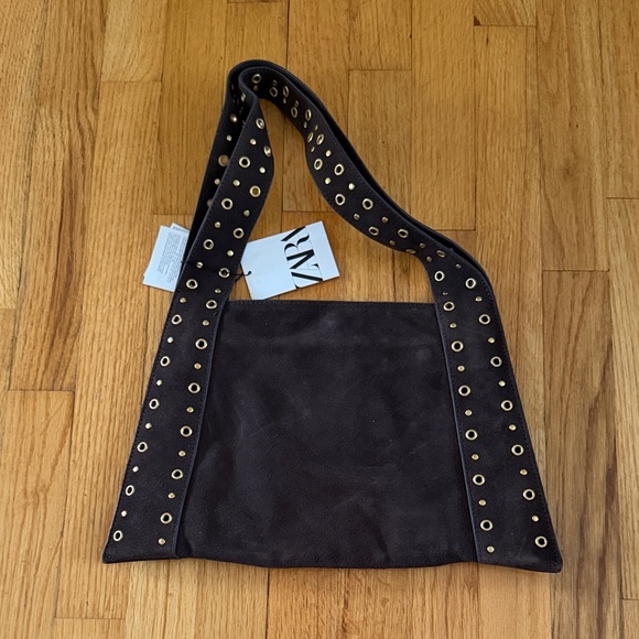 Zara Handbags - Chocolate brown zara bag